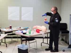 First aid training for securityguards in Alberta Canada