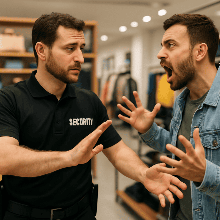 conflict de-escalation in security